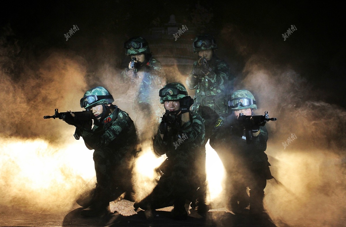 如此帅气的武警兵哥哥,保证你没见过!