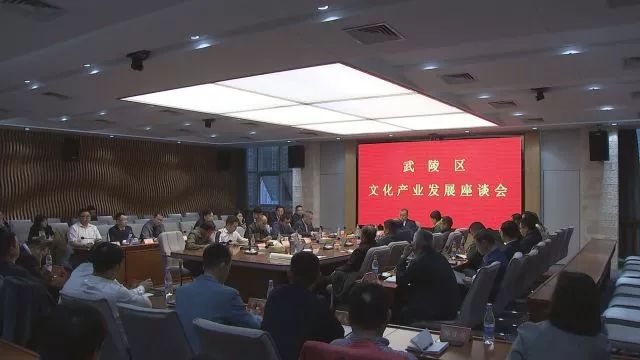 莫汉桃主持召开武陵区文化产业发展座谈会
