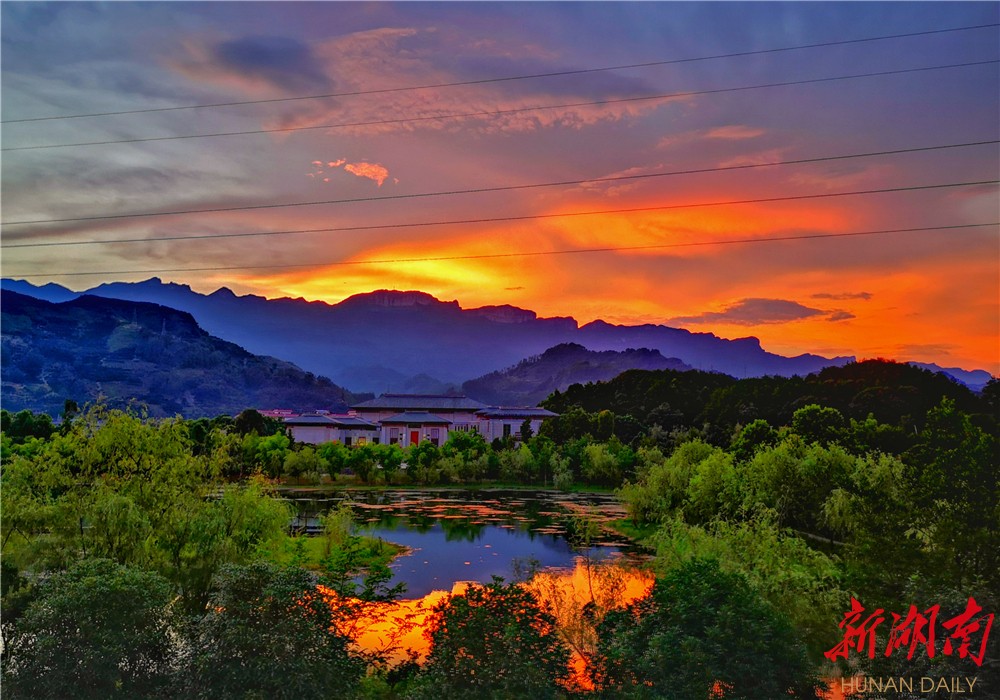 图集|龙山里耶:酉水晚霞美如画