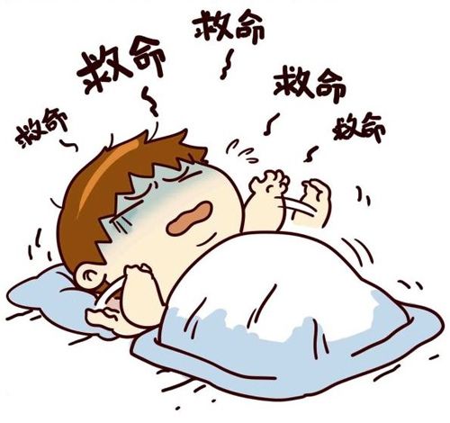 在做梦时感知到身体的不适,可能把这种不适感带到梦中,成了梦的一部分