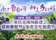直播丨2018年怀化(中方)刺葡萄生态文化旅游节开幕