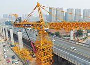 湘府路快速化改造 | 亚洲最大塔吊“吊出”全互通立交