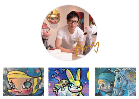 就出现在了molly之父——香港知名设计师王信明(kennywong)的工作室