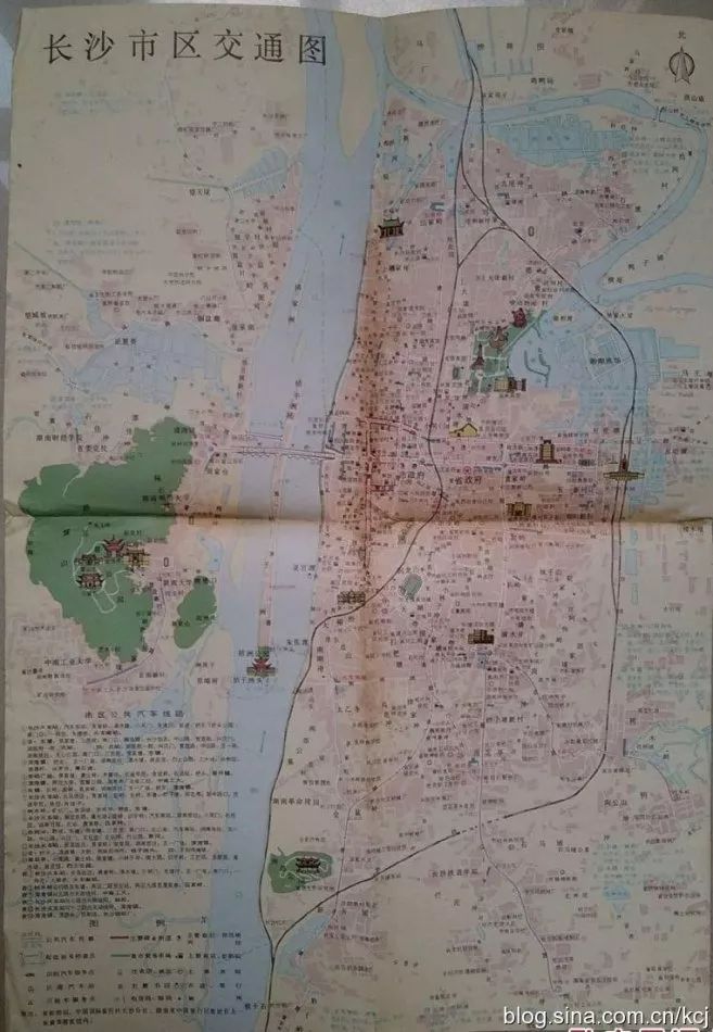 80年代的长沙地图