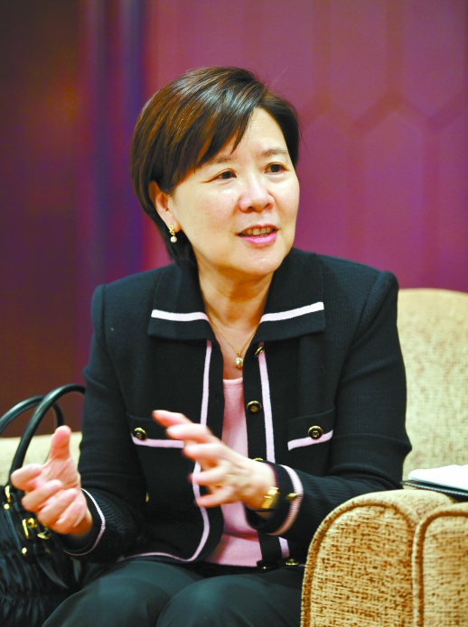 11月30日,中国科学院院士,香港科技大学副校长叶玉如在长沙接受记者