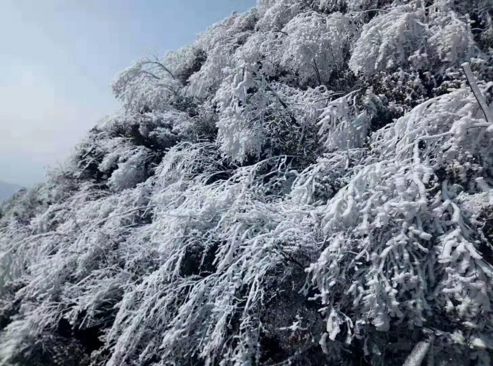 江南第一场雪，下在雪峰山
