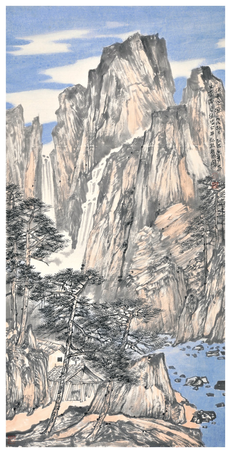 悦图丨谭长德美术作品《洣水之源》 - 作品欣赏