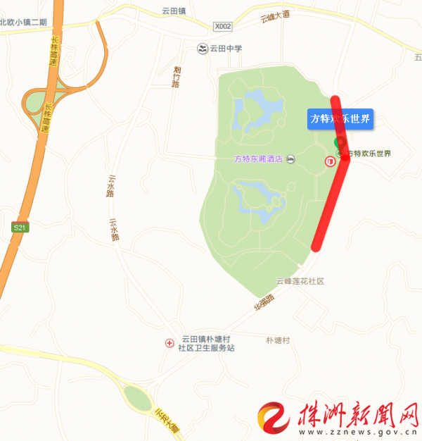 株洲云龙示范区地图图片