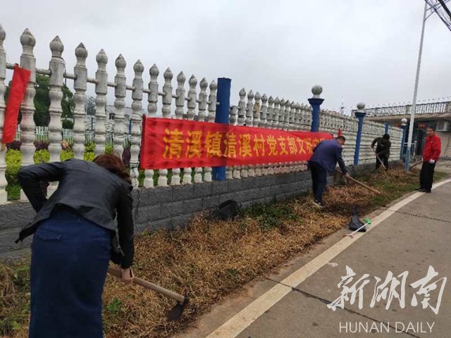 清溪镇：党员带头 村民携手开展人居环境大整治
