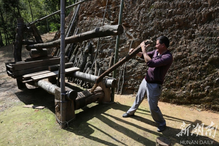 桃源竹乡传统美味榨笋