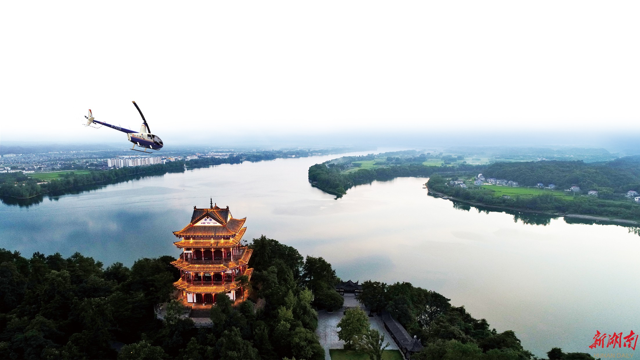 中国桃花源增加新玩法 直升机看美景 体验别样的"心灵之旅" - 新湖南