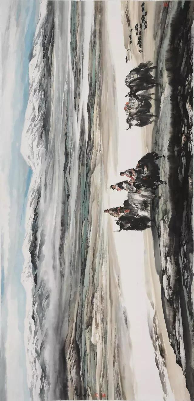 (作品《江源人家》)