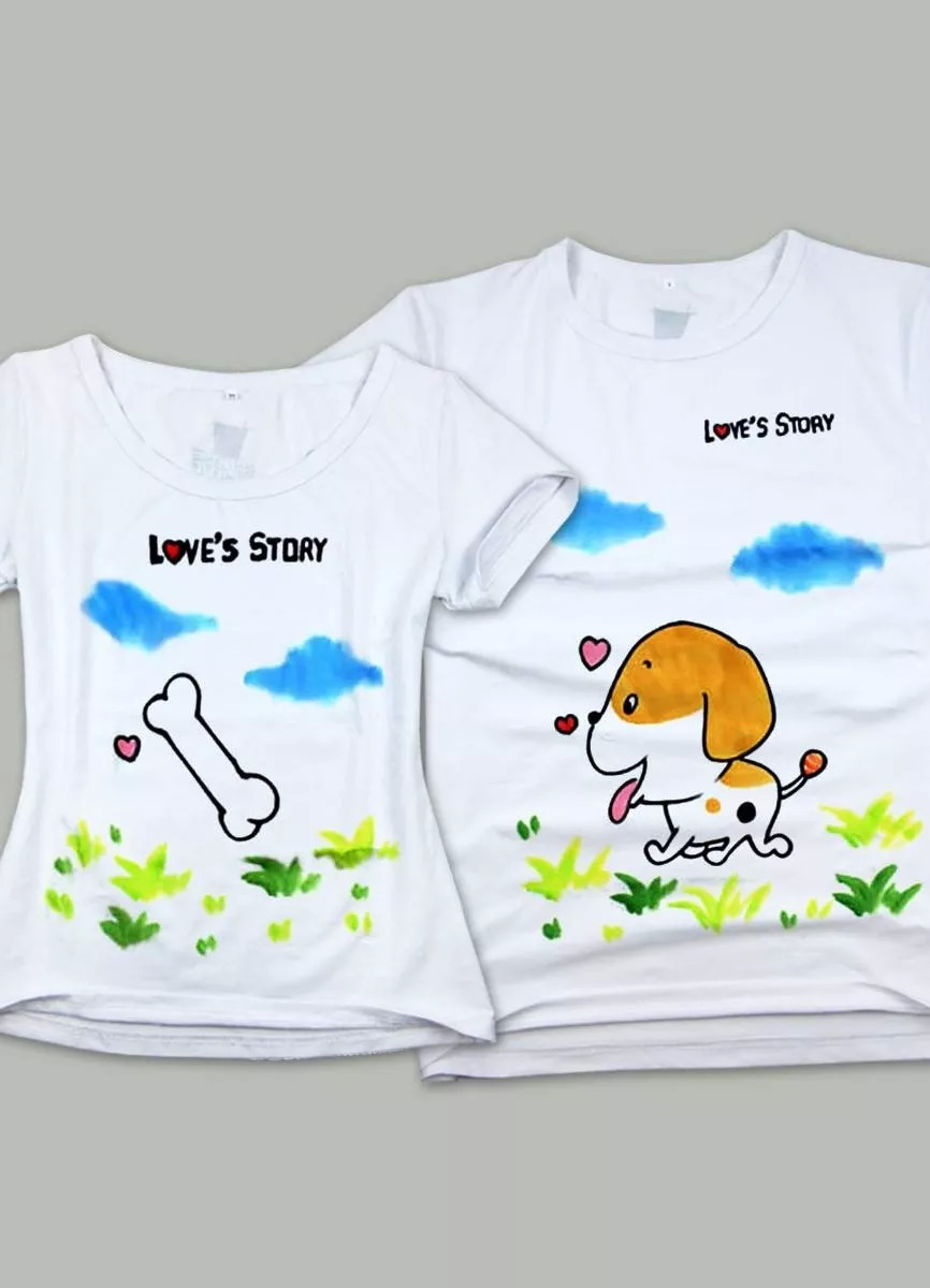 阳光彩绘t恤fashion阳光彩绘t恤diy畅享夏日甜蜜【乐享尖山湖】社群