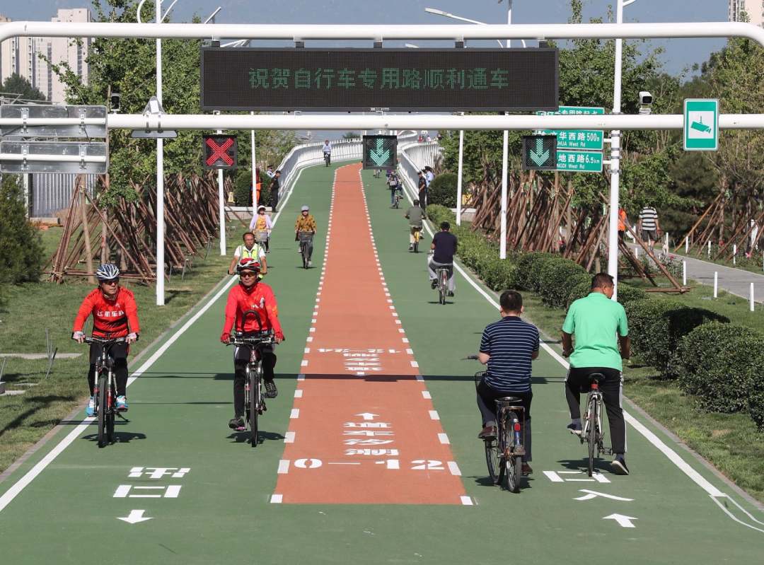 北京二环路全线自行车道，6月底完成优化改造_京报网