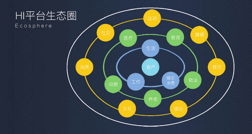 华远hi平台生态圈构成示意图