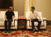 刘事青会见联想图像科技有限公司总经理牟震