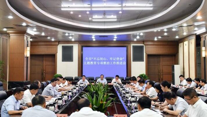 全市“不忘初心、牢记使命”主题教育专项整治工作推进会召开，胡衡华出席