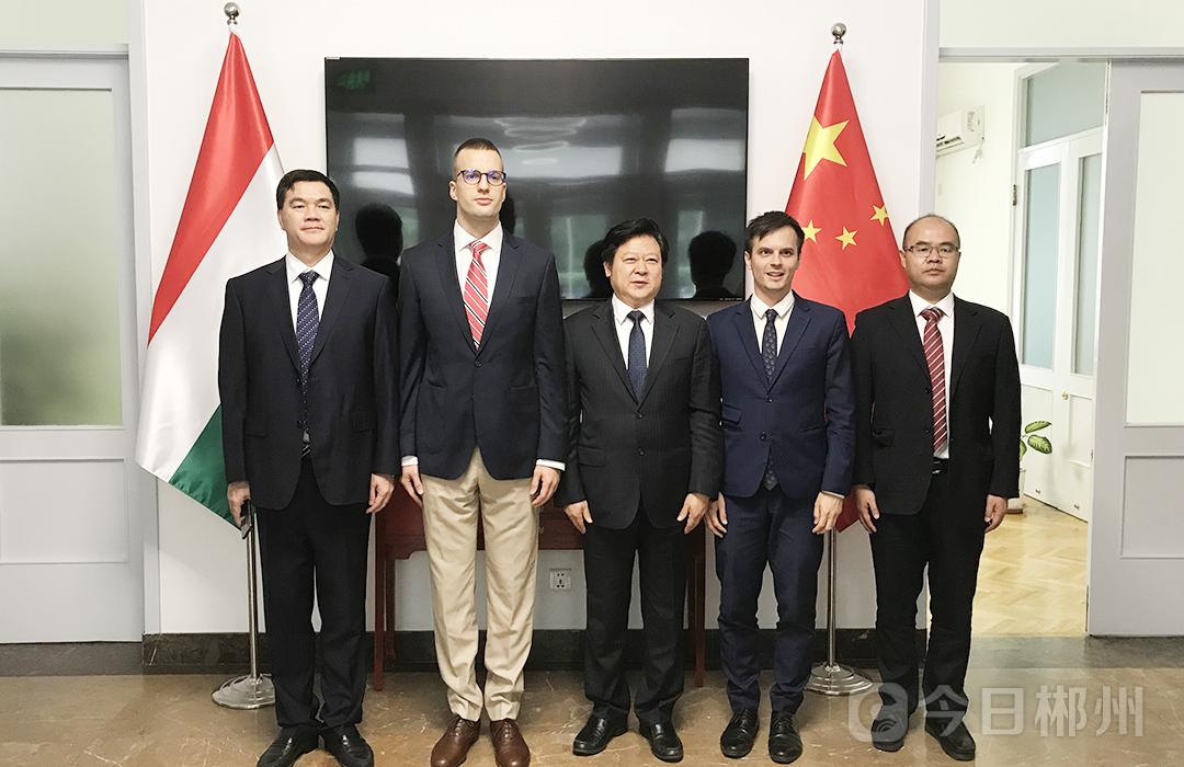 刘志仁在京走访南非,匈牙利驻华大使馆