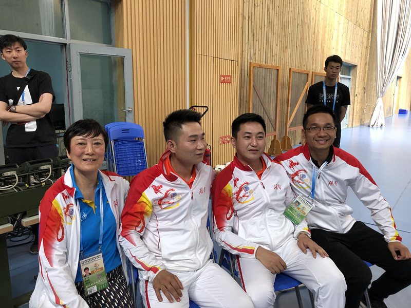 湖南省参加全国残运会暨特奥会运动员凯旋