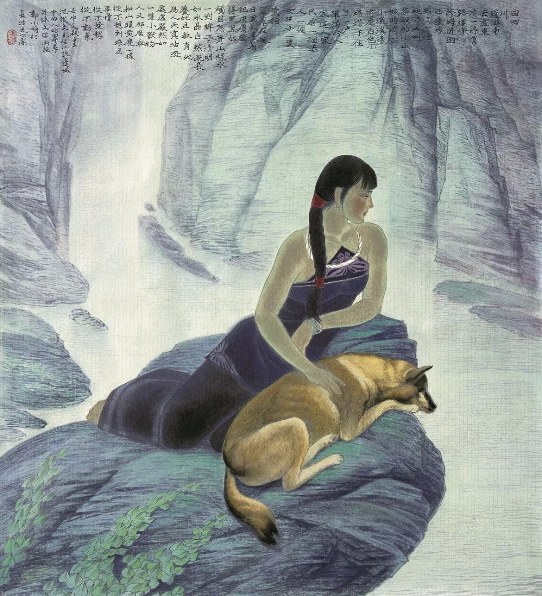 艺苑掇英丨当代工笔画大家郑小娟:质朴厚重 刚健婀娜