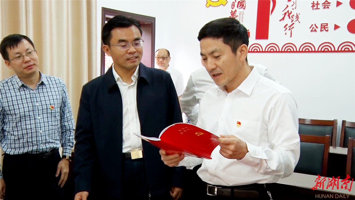 罗先东督导临澧县“不忘初心、牢记使命”主题教育工作 - 临澧 - 新湖南