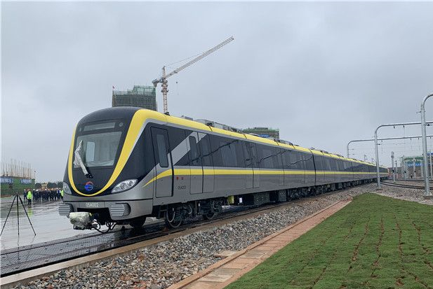 地铁5号线首列车运抵长沙 这技术系国内首次全线采用