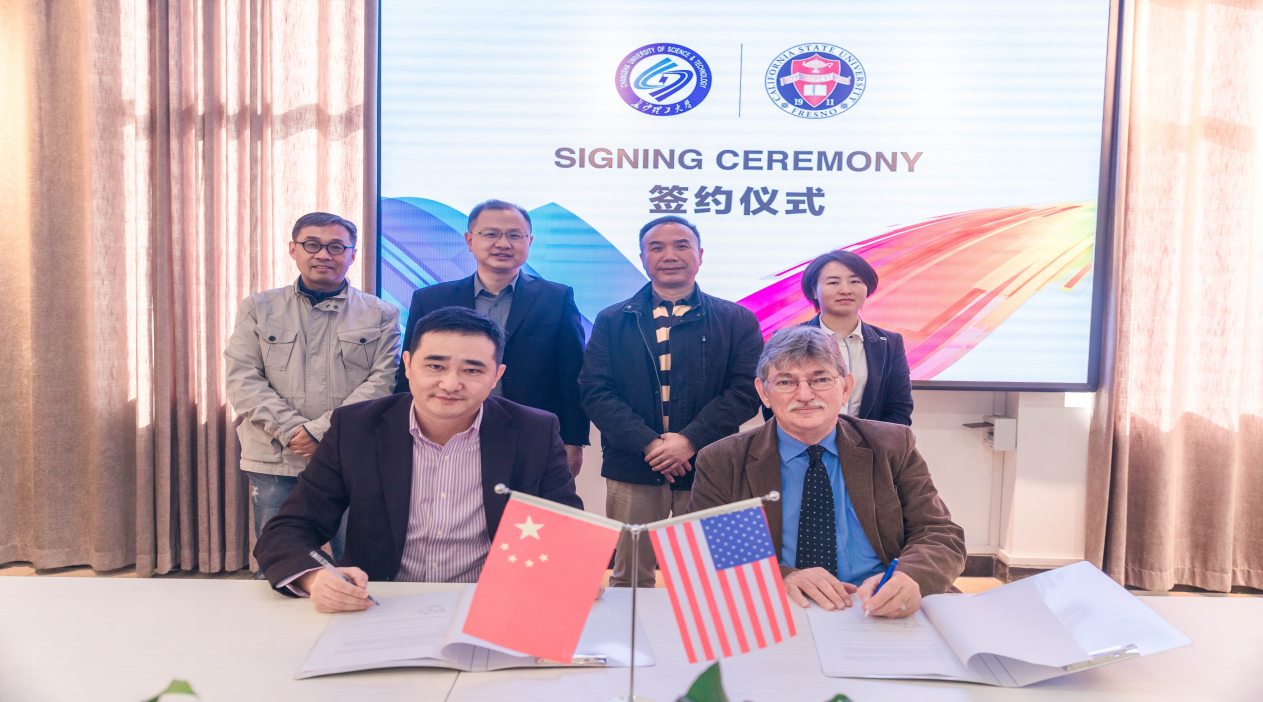 长沙理工大学艺术学院与美国加州州立大学洽谈合作办学
