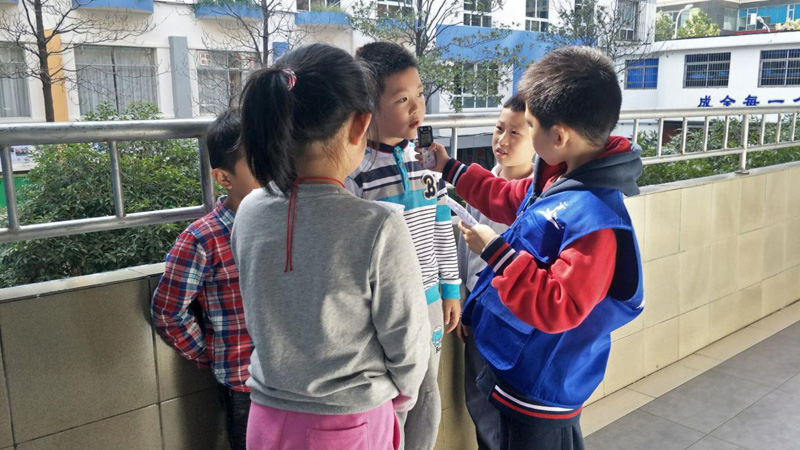 第一次当小记者有感