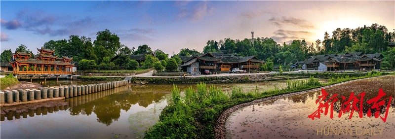 永顺县灵溪镇那必村美景.