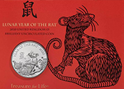 来了,英国皇家铸币厂推出庚子鼠年新年生肖纪念币