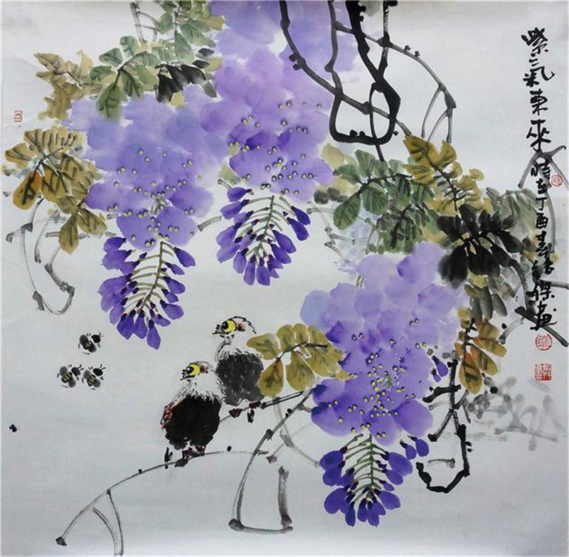 学者型画家田明佳作鉴赏